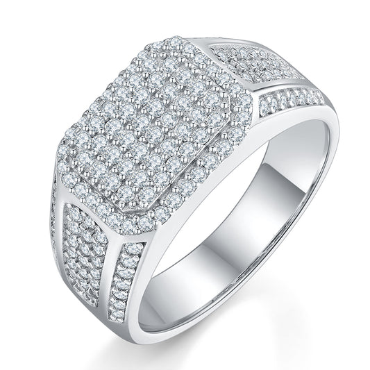 Wedding Ring S925 Silver Moissanite R6474-Grdeer