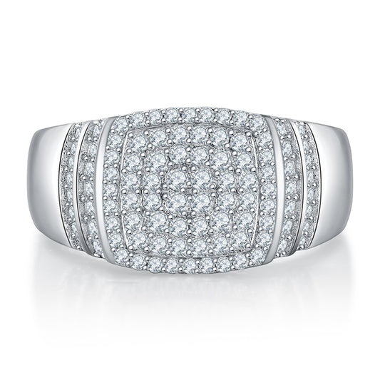 Wedding Ring S925 Silver Moissanite R6471-Grdeer