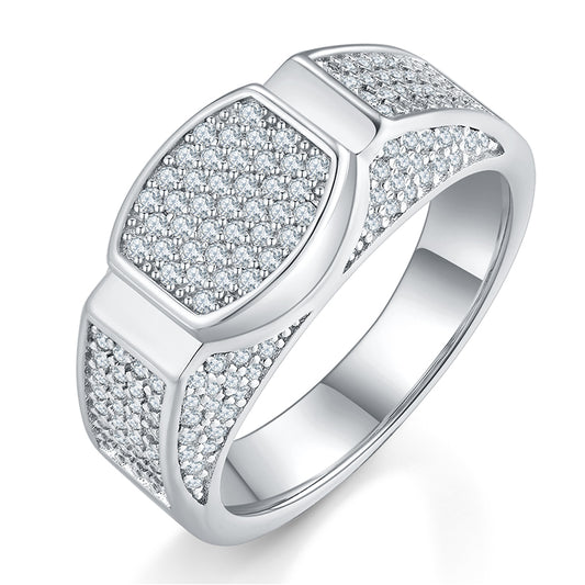 Wedding Ring S925 Silver Moissanite R6477-Grdeer