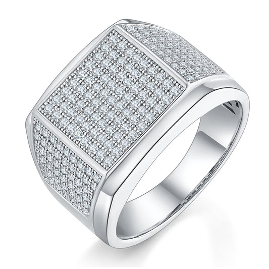 Wedding Ring S925 Silver Moissanite R3878-Grdeer