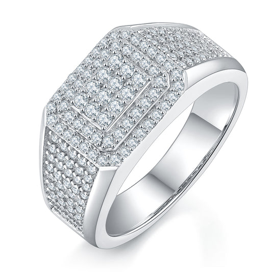 Wedding Ring S925 Silver Moissanite R6479-Grdeer