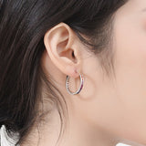 Earrings,Colored zircon,Gift,925 Silver,Jewelry,Grdeer