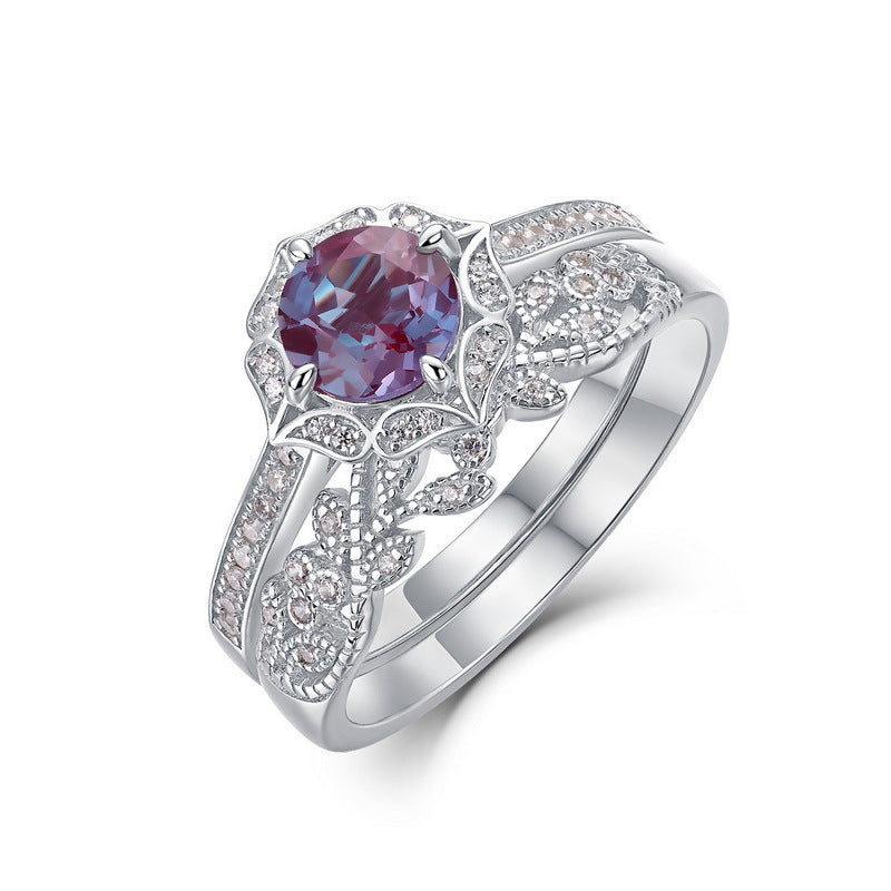 Alexandrite,Gift, Ring,925 Silver,Jewelry,Grdeer