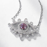 Necklace,synthetic alexandrite,Gift,925 Silver,Jewelry,Grdeer