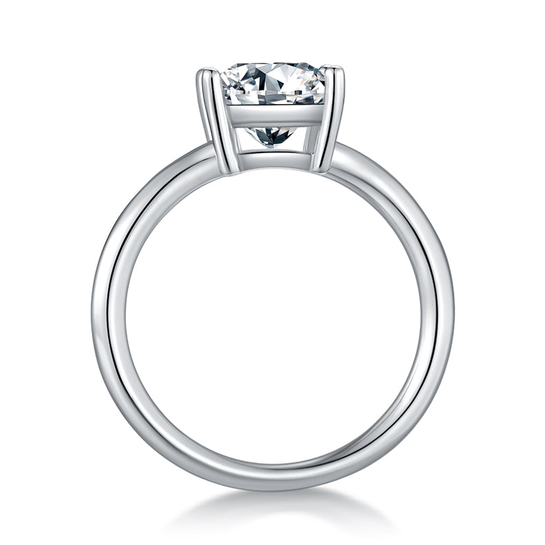  Square,Women's Ring,925 Sterling Silver,Moissanite,Jewelry,Grdeer